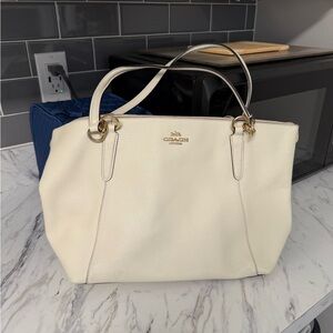 Coach zip top tote